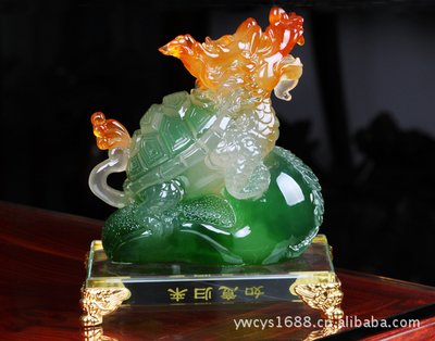招財納福，如意歸來——熱銷仿玉樹脂工藝品龍龜貔貅鑒賞